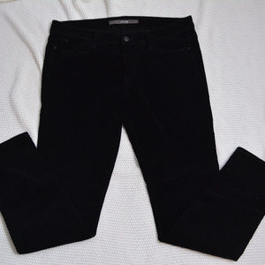 Joe's Chelsea Ankle Black Velvet Pants